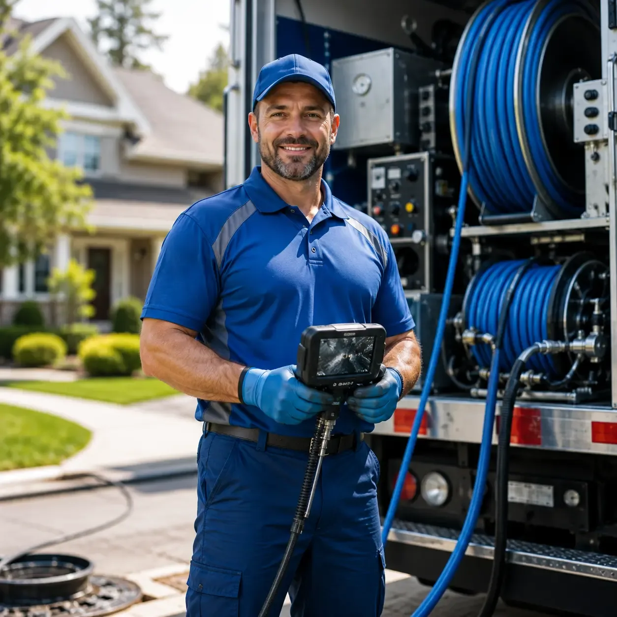 Local outdoor drain cleaning specialists in Marne, MI